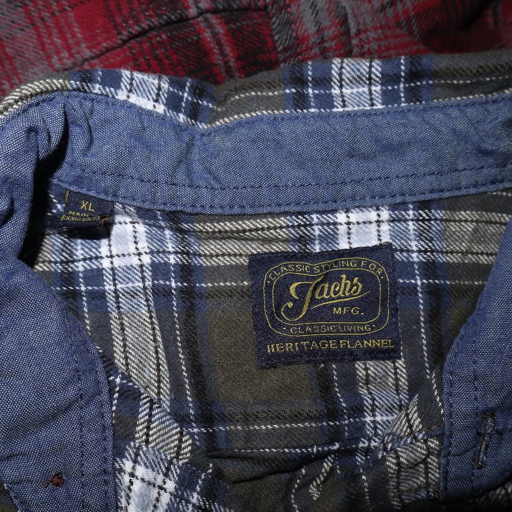 XL Green & Blue Flannel